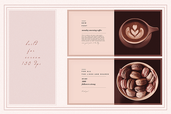 PASTRY & COFFEE Socialmedia Template in Facebook Templates - product preview 4