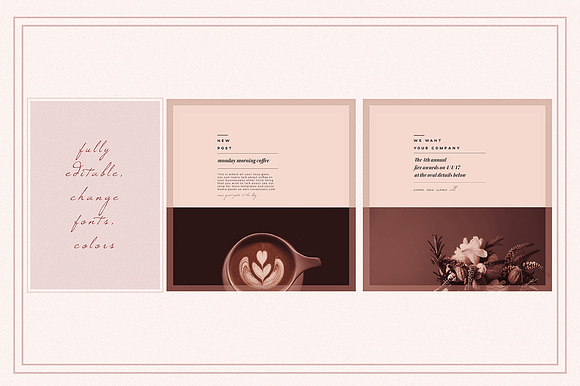PASTRY & COFFEE Socialmedia Template in Facebook Templates - product preview 6