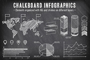 Chalkboard Vector Infographics