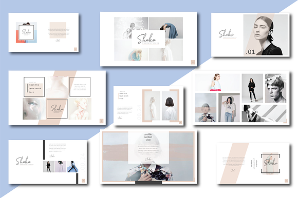 Shoko Minimal Presentation in PowerPoint Templates - product preview 4