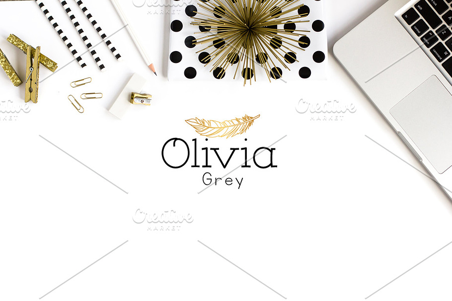 Olivia Grey : Feminine Logo Design
