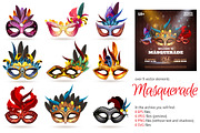 Carnival Masks Set