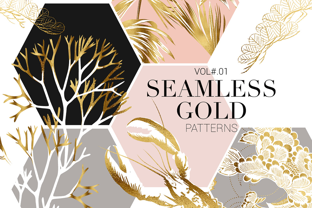 Exquisite Gold Patterns! Vol#.01 in Objects - product preview 8