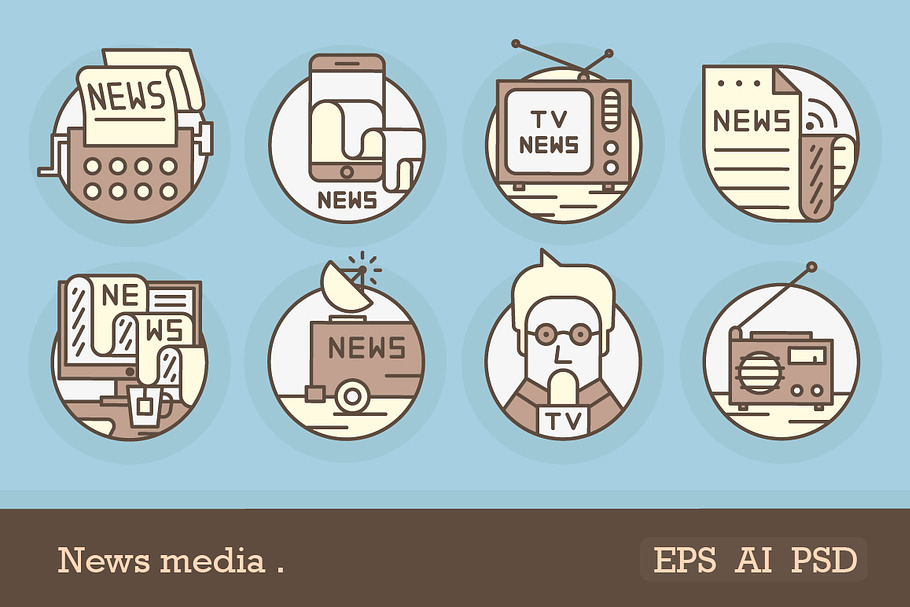 News Media. in Graphics - product preview 8