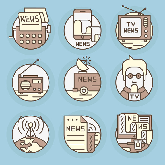 News Media. in Graphics - product preview 1