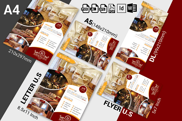 10 Hotel Flyers Bundle 90% OFF in Flyer Templates - product preview 7