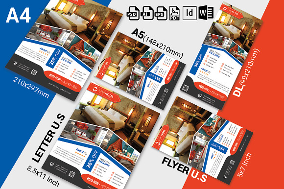 10 Hotel Flyers Bundle 90% OFF in Flyer Templates - product preview 15