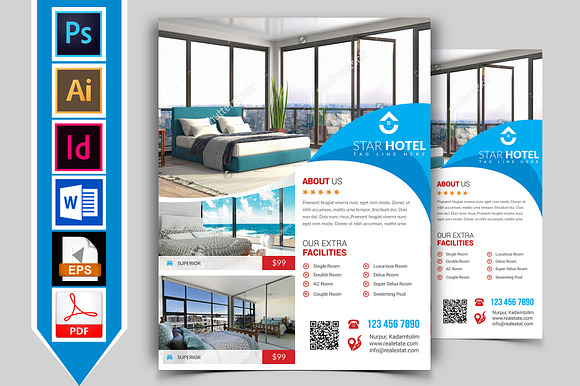 10 Hotel Flyers Bundle 90% OFF in Flyer Templates - product preview 18