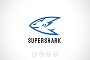 Super Shark Logo Template