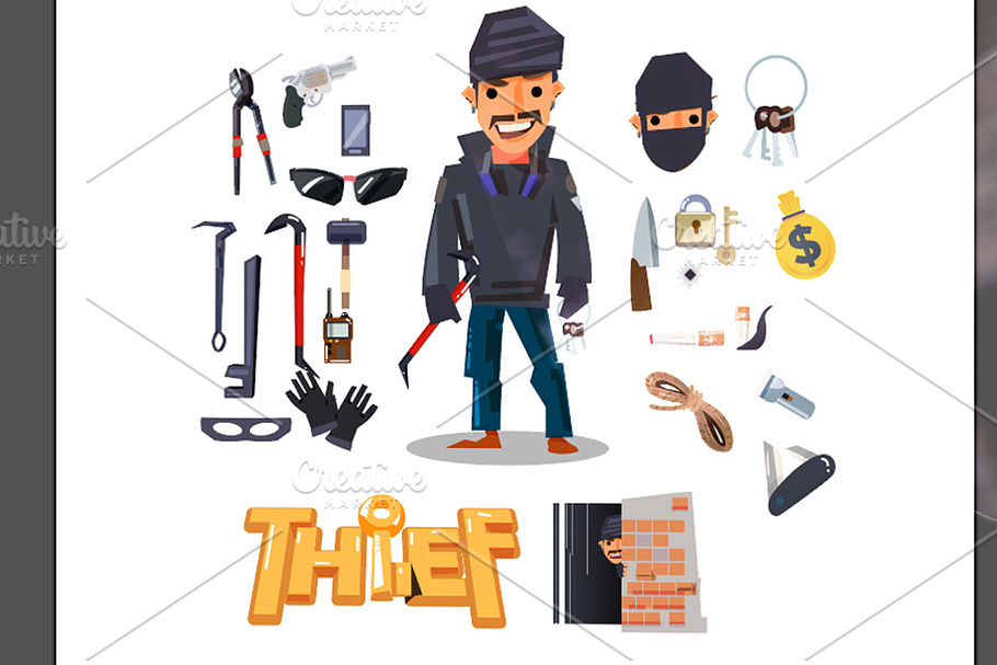 Thief! and Tools in Illustrations - product preview 8