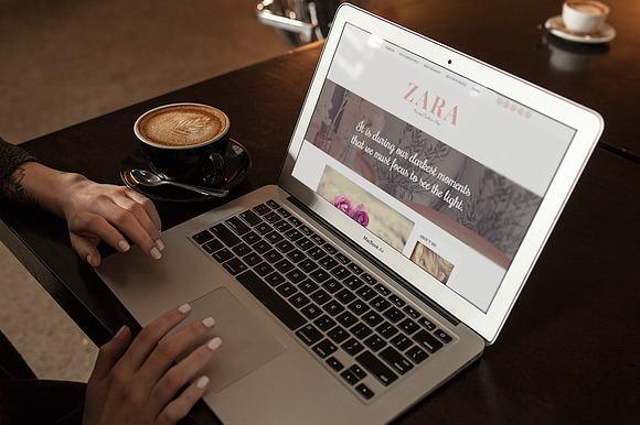 Zara - Mini Personal Wordpress Blog in WordPress Minimal Themes - product preview 2