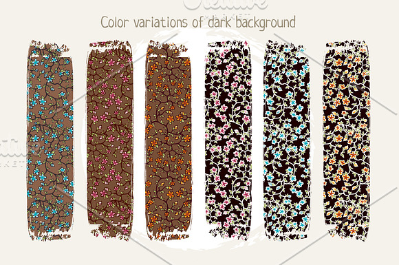 Floral seamless patterns set in Patterns - product preview 3