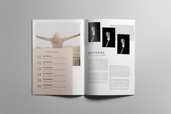 Simple Magazine Template in Magazine Templates - product preview 2