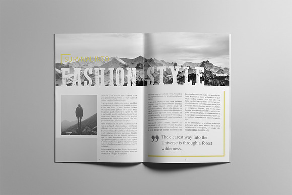 Simple Magazine Template in Magazine Templates - product preview 3