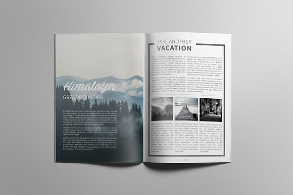 Simple Magazine Template in Magazine Templates - product preview 9