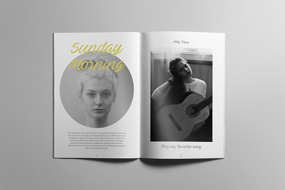 Simple Magazine Template in Magazine Templates - product preview 10