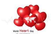 World heart day design