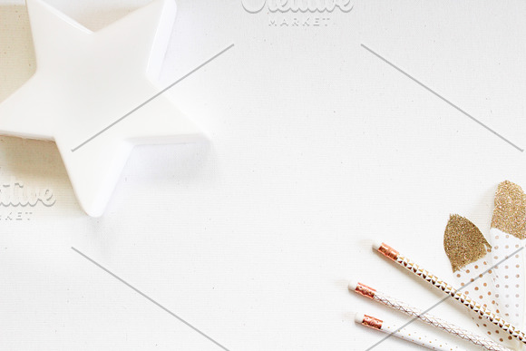 Bundle Mockup Stationery White Gold in Branding Mockups - product preview 4