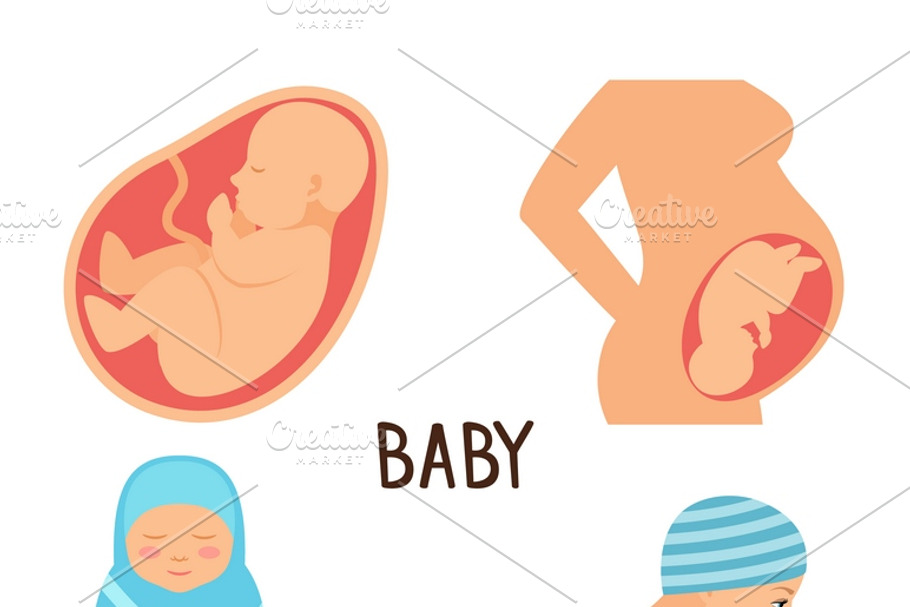 Pregnancy and baby in Illustrations - product preview 8