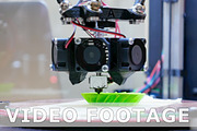 3D printer performs product creation