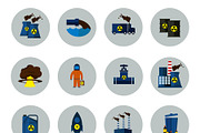 Environmental Pollution Icon Set
