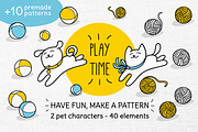 PLAY TIME | LITTLE CAT & DOG SET