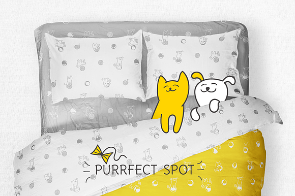 PLAY TIME | LITTLE CAT & DOG SET in Patterns - product preview 9