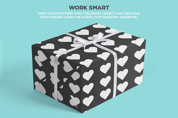 Gift box mockup in Product Mockups - product preview 1