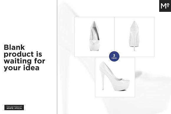 Platform High Heels Mock-up in Product Mockups - product preview 2