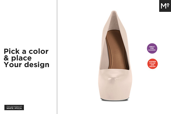 Platform High Heels Mock-up in Product Mockups - product preview 4