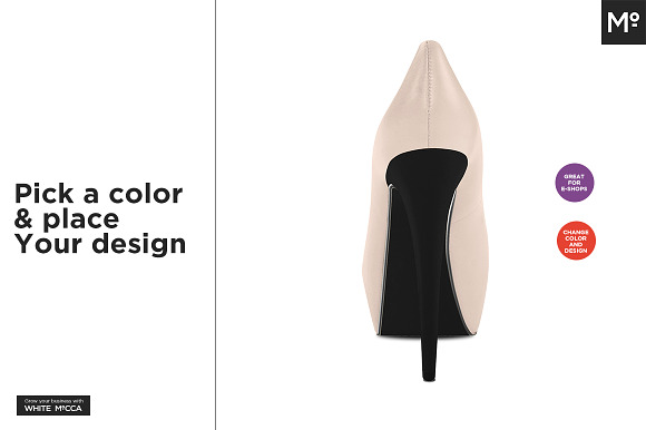 Platform High Heels Mock-up in Product Mockups - product preview 5