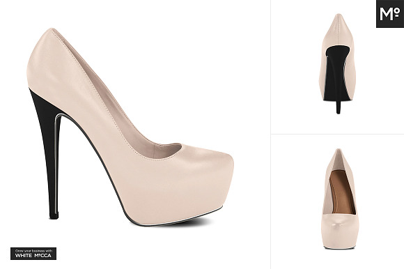 Platform High Heels Mock-up in Product Mockups - product preview 6