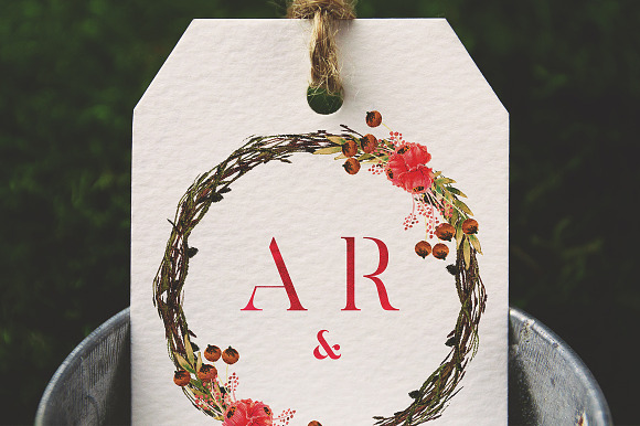 8 Farm Fall Wedding Monograms VIII in Illustrations - product preview 7