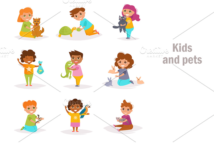 Kids and pets in Graphics - product preview 8