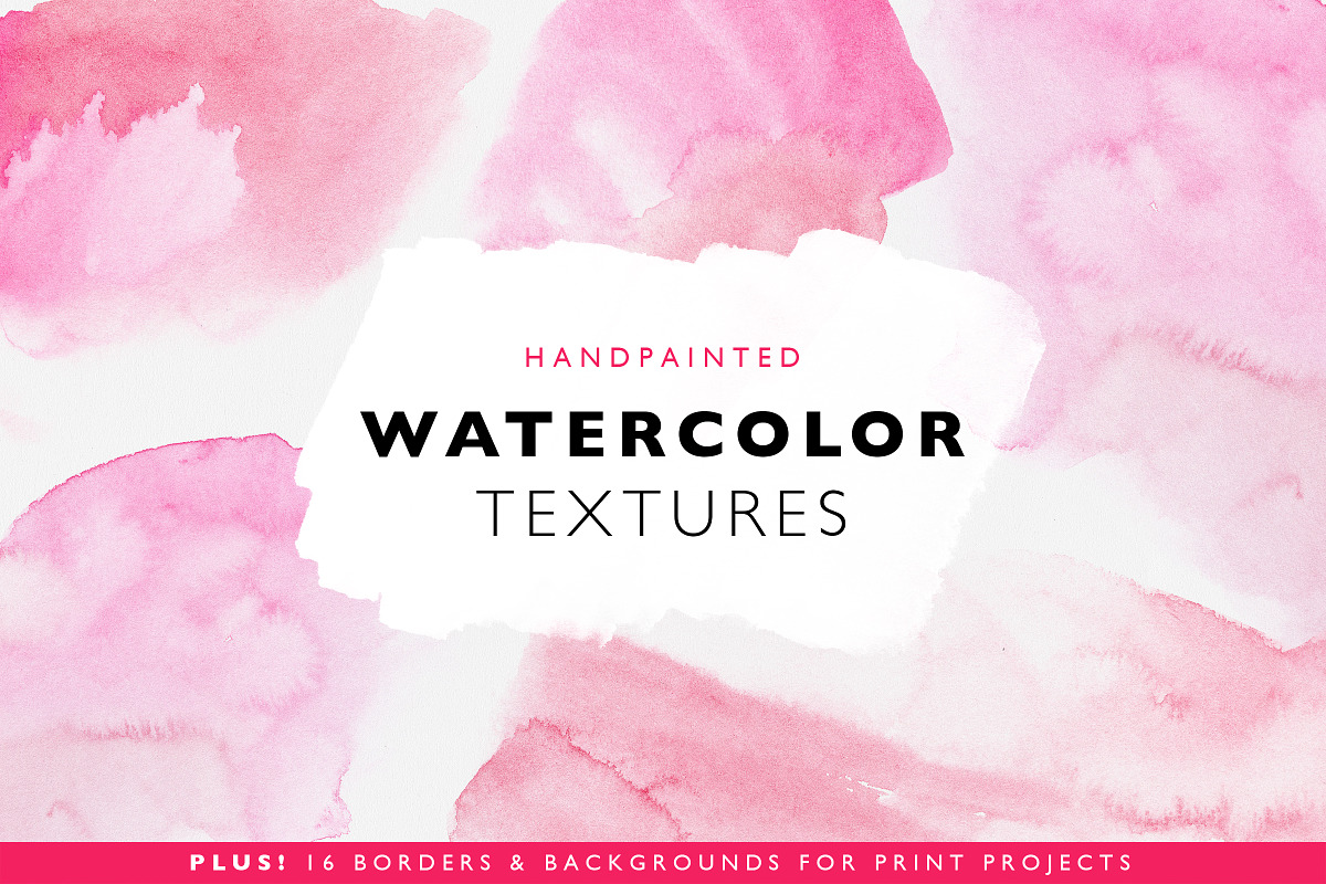 32 Watercolor Textures & Templates in Textures - product preview 8