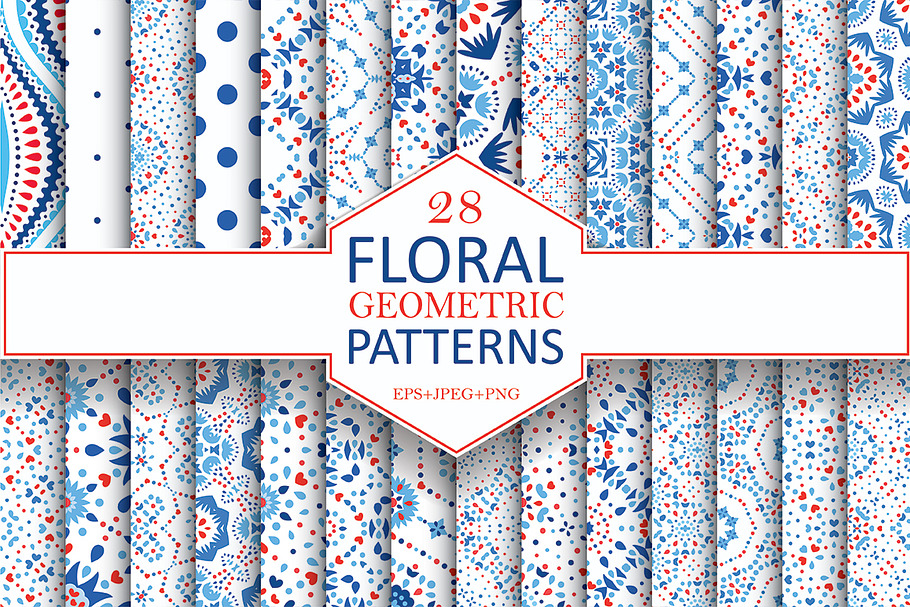 Floral Geometric Patterns in Patterns - product preview 8