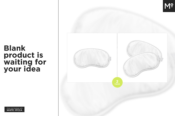 Eye Mask Mock-up in Product Mockups - product preview 2