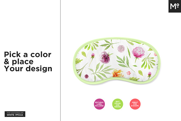 Eye Mask Mock-up in Product Mockups - product preview 3