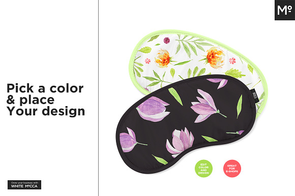 Eye Mask Mock-up in Product Mockups - product preview 4