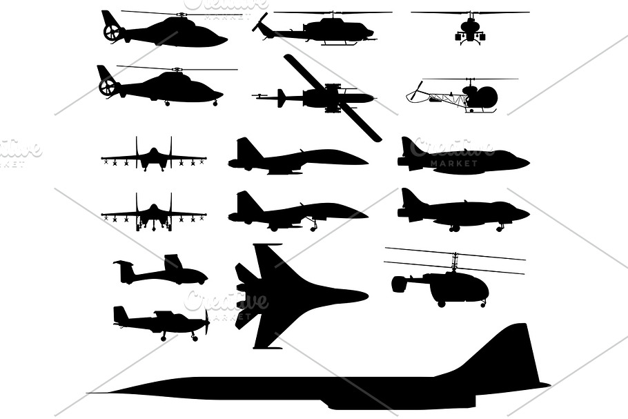 Aircrafts in Illustrations - product preview 8