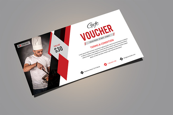Gift Voucher in Card Templates - product preview 1