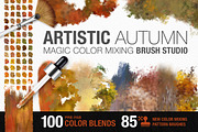 Artistic Autumn Paint Brush Studio