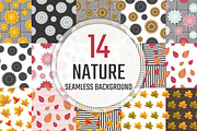 [94%OFF] 14 Nature Seamless Pattern