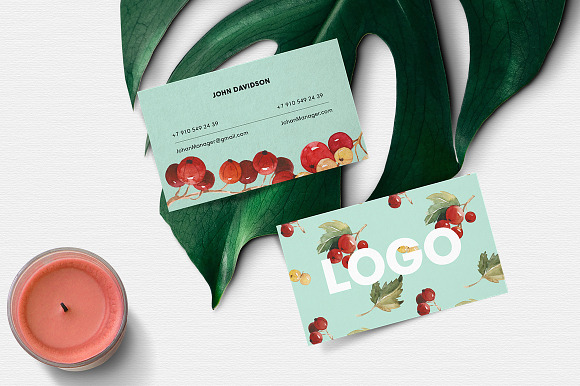 Watercolor currant in Graphics - product preview 3