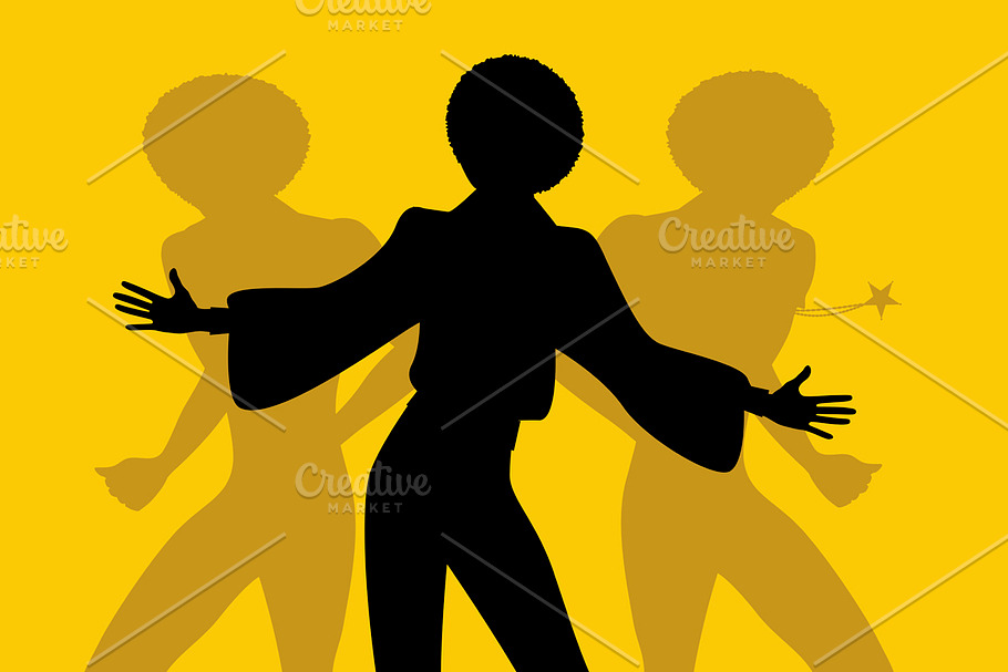 Soul dancers silhouettes (IX) in Illustrations - product preview 8