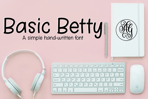 Basic Betty handwriting font