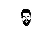 Beard Logo Template 