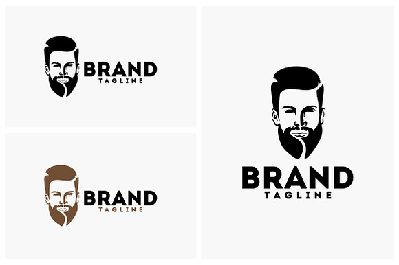 Beard Logo Template  in Logo Templates - product preview 1