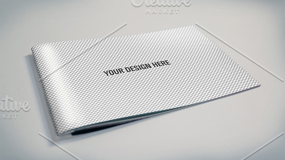 Wide Format Booklet PSD Mockups in Print Mockups - product preview 1