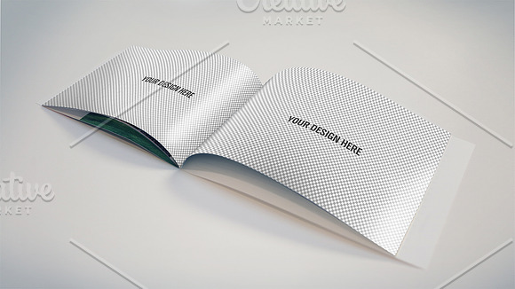 Wide Format Booklet PSD Mockups in Print Mockups - product preview 7